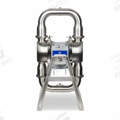 GRACO Electric Diaphragm Pump: Stainless Steel Body, Three Phase, 380-480V AC, 3 in, 18 ft Max. Head (MPN HE120-1510). Key specifications — Nameplate Voltage: 380-480V AC; Brand: GRACO; Surface Roughness: 32 Ra; Check Valve Material: SS; Seat Material: 316 SS.