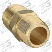 PARKER Metal Pipe Straight: Straight, 1/2 in x 1/2 in, Male NPT Threaded x Male NPT Threaded (MPN 216P-8). Key specifications — Maximum Operating Pressure: 1,000 psi.