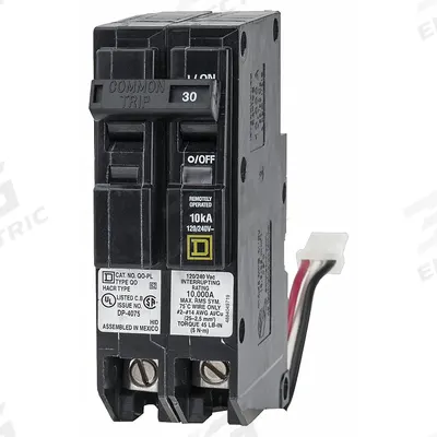 SCHNEIDER Miniature Circuit Breaker: 30 A, 120/240V AC, Single Phase - QO Series, Plug-In Square D Miniature Circuit Breakers