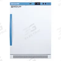 ACCUCOLD Lab Refrigerator: 6 cu ft, Undercounter, 2°C to 10°C, 24 5/8 in Overall Dp, Swing Solid (MPN ARS6ML). Key specifications — Door Opening Style: Right; Color: White; Alarm Type: Door Ajar; Manufacturer Part Number: ARS6ML; Brand: ACCUCOLD; Product Type: Lab Refrigerator; Door Type: Swing Solid; Refrigerant Type: R-600a.