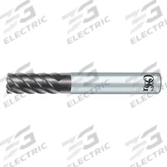 OSG Corner Radius End Mill: Carbide, WXS Coated, 6 Flute, 8 mm Mill Dia, 19 mm LOC, 0.5 mm Rad (MPN 91440811)
