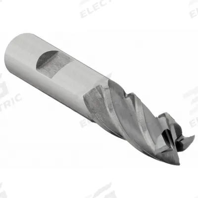 OSG Square End Mill: High Speed Steel, TiCN Coated, 4 Flute, 23/32" Mill Dia - General Purpose High-Speed Steel Square End Mills