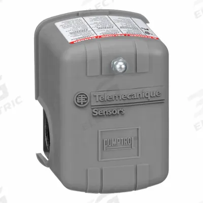 TELEMECANIQUE SENSORS Air Compressor Switch: Std, 40 psi – 100 psi, 1/4" FNPS - General Purpose Air Compressor Switches