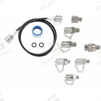 FLUKE Transmitter Test Hose Kit: Transmitter Test Hose Kit, Transmitter Test Hose Kits, FLK-700TTH5K. Key specifications — Compatible with Manufacturer Model Number: Fluke Pressure Calibrators; Includes: Transmitter Connection Fitting; Thread Size: 1/4 in (NPT - Male); Features: 5,000 psi Rating; Manufacturer Part Number: FLK-700TTH5K; Brand: FLUKE.