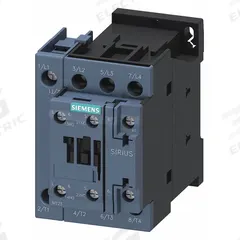 SIEMENS IEC Power Contactor: Non-Reversing, 4 Poles, 4NO Contacts, 16 A, 208V AC Coil (MPN 3RT23251AM20). Key specifications — Brand: SIEMENS; Integrated Surge Suppression: No.