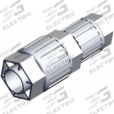 SMC High Purity Tube Fitting: 3/4 in OD x 1/2 in OD Size, Compression x Compression - PFA Compression Tube Fittings