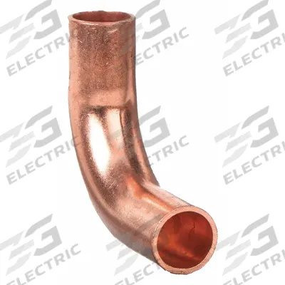NIBCO Sweat Fitting Elbow: 3/8 in CTS x 3/8 in CTS, FTG x FTG, Wrot Copper (MPN 60722LT 3/8) - Wrot Copper Tube Fittings