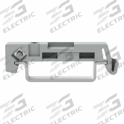 WAGO End Barrier: Clip-On Mount, Gray - End Stops & Clamps