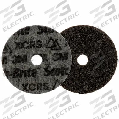 SCOTCH-BRITE Precision Surface-Conditioning Disc: 4 in x 5/8 in, Ceramic, Extra Coarse - Cool-Cutting Coating-Removal Discs for All Materials