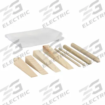 APPROVED VENDOR Dowel Stake Set: 4 Dowels Included, 1 Felt Sheets Included - Wooden Plug Kits