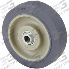 APPROVED VENDOR Caster Wheel: 3 1/2 in Wheel Dia., 1 1/4 in Wheel Wd, Rubber, 250 lb Load Rating (MPN P-PRP-035X013/038K). Key specifications — Wheel Core Material: Plastic; Wheel/Tread Color: Gray; Brand: APPROVED VENDOR.