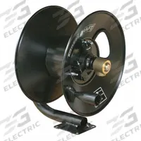 REELCRAFT Hand Crank Hose Reel: 50 ft (3/8 in I.D.), 13 1/4 in L x 15 1/2 in W x 15 5/8 in H, Brass (MPN CT6050LN). Key specifications — Hose Capacity: 50 ft (3/8 in I.D.); Overall Dimensions: 13-1/4 in L x 15-1/2 in W x 15-5/8 in H; Seal Material: Nitrile; Reel Color: Black; Swivel Material: Brass; Brand: REELCRAFT.