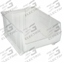 QUANTUM STORAGE SYSTEMS Bin: 23 7/8 in Overall Lg, 18 1/4 in x 12 in, Clear, Stacking Capable (MPN QUS955CL). Key specifications — Mobility: Stationary; Material: Plastic; Brand: QUANTUM STORAGE SYSTEMS; Stackable: Stacking Capable.
