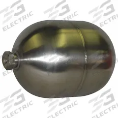 NAUGATUCK Float Ball: Float Ball, 1/4"-20 Machine Thread, 1/4"-20 Thread Size, Machine Thread (MPN GR4X525304SS). Key specifications — Connection Location: External; Brand: NAUGATUCK.
