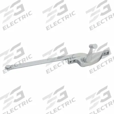 APPROVED VENDOR Window Operator: Crank, Handle Included, Right-Hand, Frame, Gray - Awning & Casement Window Operators & Handles