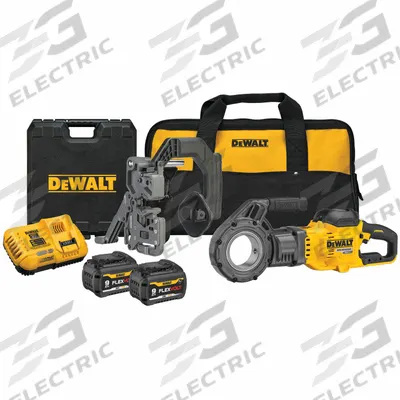 DEWALT Pipe Threading Machine: Cordless, FLEXVOLT, For 1/2 in to 2 in Pipe - DEWALT Cordless Handheld Pipe Threaders