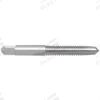 CHICAGO-LATROBE Straight Flute Tap: 1 3/8"-6 UNC, H4 / 2B, 4 Flute, Plug Chamfer, High Speed Steel (MPN 308671)