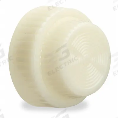 SCHNEIDER Pilot Light Lens: 30 mm Panel Mounting Hole Dia, White, Fresnel - Pilot-Light Lenses