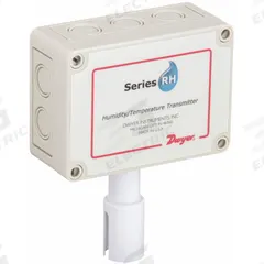 DWYER Humidity Transmitters: 4 to 20mA, RTD or Thermistor, Screw Terminals, 1/2 in NPS, RHP (MPN RHPX-3SSA0-00). Key specifications — Brand: DWYER; Humidity Accuracy: ±3% 20 to 80% RH at 25°C; Sensing Element Type: RTD or Thermistor; Output: 4 to 20mA; Power Source: 10 to 35V DC; Temperature Range: -4 °F to 140 °F.