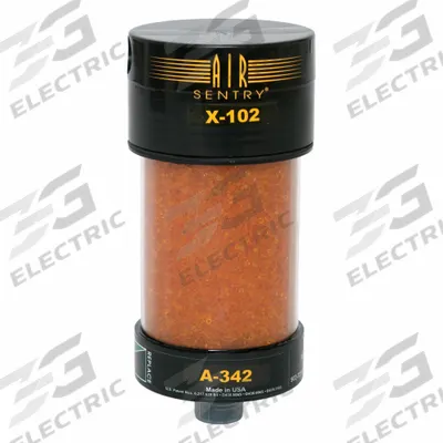 AIR SENTRY Desiccant Breather Replacement Cartridge: Silica Gel, 2 Micron Rating - Replacement Cartridges for Hydraulic Tank Desiccant Breathers