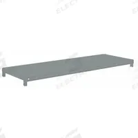TENNSCO Shelf: 48 in x 15 in, 500 lb Load Capacity, Steel, 22 ga Decking, Gray, Shelf (MPN ZMS-4815). Key specifications — attr7875: Steel; attr7906: (4) Shelf Clips; attr17410: Zinc Plated; attr17412: Single Straight; attr17414: Gray; attr17415: Steel; attr37831: TENNSCO; attr37833: Zinc Plated.