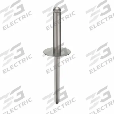 POP AVDEL Blind Rivet,2 7/31" L,0.122" dia,PK100: Inch, 2 7/32 in Overall Lg, 59/64 in Body Lg - Large Flange Blind Rivets