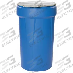APPROVED VENDOR Transport Drum: HDPE, 55 gal, Lever Lock Ring, Unlined/No Interior Coating, Metal (MPN 1655MB). Key specifications — Drum Material: HDPE; Drum Head Type: Open Head; UN Rating Solids: 1H2/Y250/S; UN Rating Liquids: 1H2/X200/S; Interior Lining: Unlined/No Interior Coating; Drum Message Text: None; Closing Ring Material: Metal; For Holding: Original Shipping Container.