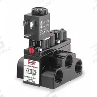 ARO Solenoid Air Control Valve: Alpha, Four-Way / Two-Position, 24V DC, 3/8 in Female NPT, 150 psi (MPN A213SS-024-D). Key specifications — attr1092969: Non-Locking; attr1086920: A213SS-024-D; attr1092977: Spring Return.