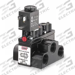 ARO Solenoid Air Control Valve: Alpha, Four-Way / Two-Position, 24V DC, 3/8 in Female NPT, 150 psi (MPN A213SS-024-D). Key specifications — attr1092969: Non-Locking; attr1086920: A213SS-024-D; attr1092977: Spring Return.