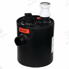 ORION Dilution Tank and Trap: 1.5 gal Capacity, 9 in Overall Dia, 9 in Overall Wd, 10 in Overall Dp (MPN OF59155-200). Key specifications — Material: Plastic; Includes: (2) Inlets; Brand: ORION.