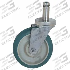 METRO Replacement Caster: 250 lb Cap, Unfinished, Gray, 5 in H x 1 1/2 in W x 5 5/8 in D (MPN 5MDA). Key specifications — Color: Gray; Finish: Unfinished; Manufacturer Part Number: 5MDA; Brand: METRO.