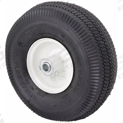 APPROVED VENDOR Pneumatic Wheel: 10 in Wheel Dia., 3 in Wheel Wd, Rubber, 300 lb Load Capacity - Pneumatic Wheels