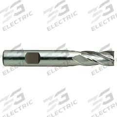 YG-1 Square End Mill: High Speed Steel, 4 Flute, 1-1/2" Mill Dia, 2" LOC, 4-1/2" OAL (MPN 07211)