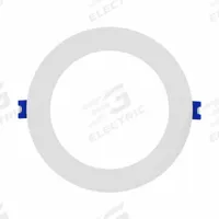 LIGHTOLIER LED Surface Disc Downlight: 6 in Dia, 1,100 lm, 2700K/3000K/3500K/4000K/5000K, 15 W (MPN FD6R11ESCT1W). Key specifications — Trim Color: White; LED Replacement For: 60W INC; Dimmable: Yes; Color Temperature: 3500K; Brand: LIGHTOLIER; Voltage: 120V AC.
