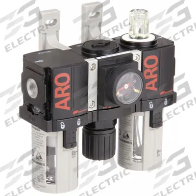 ARO Filter/Regulator/Lubricator: 1/4 in NPT, 46 cfm, 150 psi Max Op Pressure - ARO Filter, Regulator & Lubricators (FRLs)