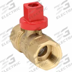 NIBCO Manual Two-Way Ball Valve: 1/2 in, Brass, Straight, FIP x FIP, 600 psi Max. Pressure (CWP) (MPN GB2A). Key specifications — Brand: NIBCO; Handle: Square.