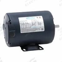 LEESON General Purpose Motor: Rigid Base Mount, Totally Enclosed Non-Ventilated, 1/3 hp, 230/460V AC (MPN 100443.00). Key specifications — Brand: LEESON; Nameplate Voltage @ 60 Hz: 230/460V AC; Full Load Current @ 60 Hz: 1.2 A; Nameplate RPM @ 60 Hz: 1,725 RPM; Motor Enclosure: TENV.