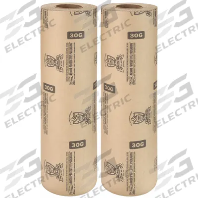 VCI Paper: 30 lb Basis Wt, 24 in Roll Wd, 600 ft Roll Lg, 17 lb Roll Wt, 2 PK (MPN A30G24200) - Corrosion Inhibiting VCI Paper Rolls