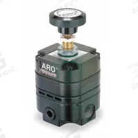 ARO Precision Compressed Air Regulator: Zinc Die-Cast, 3/8 in NPT, 14 cfm, 2 psi to 25 psi, Knob (MPN PR4031-300). Key specifications — attr111664: No; attr111627: ARO.
