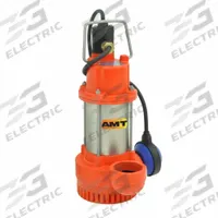 AMT PUMPS Submersible Sump Pump: 1/2 hp, 5/32 in Max. Dia. Solids, Continuous Duty, 115V AC, FNPT (MPN 598A-95). Key specifications — Shaft Seal Material: Carbon/Ceramic; Impeller Material: Cast Iron; Includes: Hose Adapter; Rated Voltage: 115V AC; Volute Material: Cast Iron; Brand: AMT PUMPS.