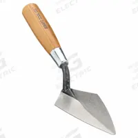 KRAFT TOOL Pointing Trowel: Blade Material Steel, Blade Shape Point, 2 1/2 in Blade Wd (MPN GG422). Key specifications — attr1008691: Wood; attr1016301: Masonry; attr1005001: KRAFT TOOL; attr1008687: Point; attr1008692: Straight; attr1008688: Steel; attr1008689: Flexible; attr1005002: Pointing Trowel.