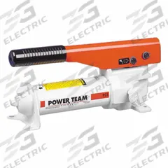 POWER TEAM Manual Hydraulic Pump Units: 1 Stages, Single Acting, 3,000 psi Max. Pressure 1st Stage (MPN P23). Key specifications — Brand: POWER TEAM; Cylinder Compatibility: Single Acting.