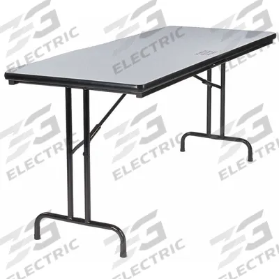 APPROVED VENDOR Folding Table: Rectangle Table Shape, Gray Tabletop, 30 in Dp, 72 in Wd - Standard Folding Tables