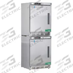 AMERICAN BIOTECH SUPPLY Refrigerator and Freezer: 4.6 cu ft Refrigerator Capacity, 2 Doors, Left (MPN ABT-HC-RFC9SS-LH). Key specifications — Door Type: Swing Solid; Brand: AMERICAN BIOTECH SUPPLY; Door Hinge: Left.