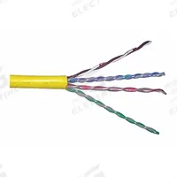 GENSPEED Category Cable: 1,000 ft Cable Lg, 23 AWG, Riser, Yellow, PVC, Enhanced, 7133902, 6, Solid. Key specifications — Conductor Gauge: 23 AWG; Jacket Material: PVC; Brand: GENSPEED; Pairs Separation: Enhanced.