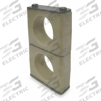BEHRINGER PIPE SYSTEMS Beta Clamp: Smooth Bore, 316 Stainless Steel Clamp, Santoprene Cushion (MPN SKSBX61050-SP) - Smooth-Core Beta Clamps