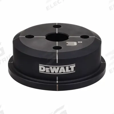 DEWALT Knockout Die: 10 ga Sheet Metal Capacity (Steel), 3 in Nominal Size, Round - DEWALT Knockout Punches & Dies