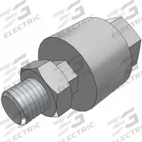 SMC Floating Joint: SMC JA Series, JA100-24-300, Brass, M24 x 3 Thread Size, Fits 100 mm Bore Dia. Key specifications — attr1112202: JA100-24-300; attr1114601: Brass; attr1114620: M24 x 3.