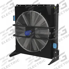 COOL-LINE Forced Air Oil Cooler: 500 hp Heat Removed, 350 gpm Max. Flow, 377 psi Max. Pressure (MPN HR500-0195). Key specifications — attr96059: 3 in SAE 4 Bolt Flange; attr98919: COOL-LINE.
