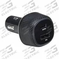 EATON TRIPP LITE Usb Charger: Charger, 3 Connections, Black, USB A (Female)/USB C (Female) (MPN U280-C02-63W-1B). Key specifications — Color: Black; Product Type: Charger; Compatible Devices: Tablets; Brand: EATON TRIPP LITE; Ports: USB A (Female).